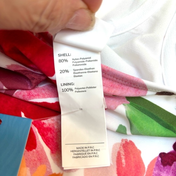 Cupshe Holiday Garden Floral Sweetheart Underwire Cheeky One Piece Swimsuit M - Picture 10 of 14